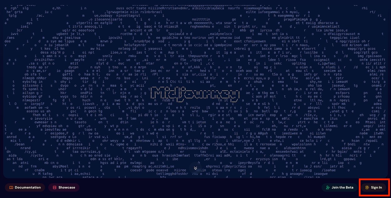 Page de connexion à l'interface web de Midjourney en 2024-2026